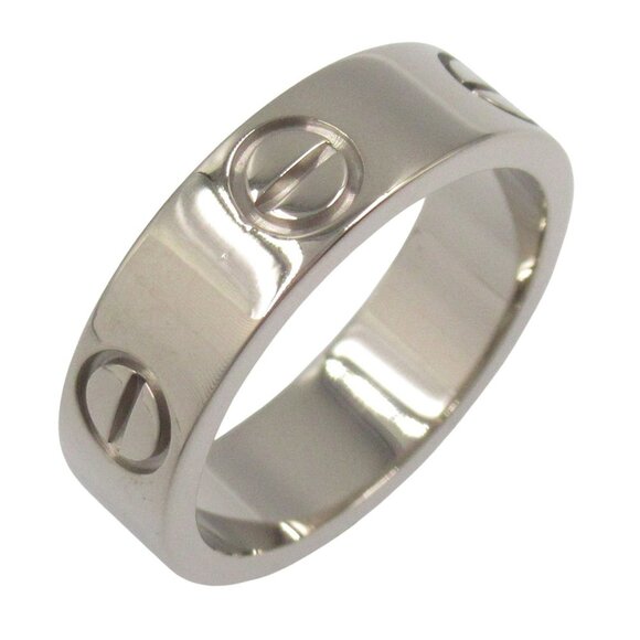 CARTIER 18k White Gold Love Ring - Picture 1 of 10